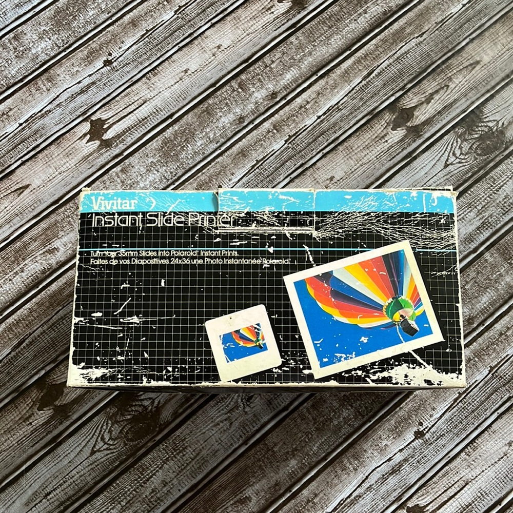 Vivitar Instant Slide Printer with all paperwork and extra bulb